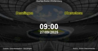 Palpite e análise do jogo Denzlingen vs Oberachern pela Oberliga Baden-Württemberg