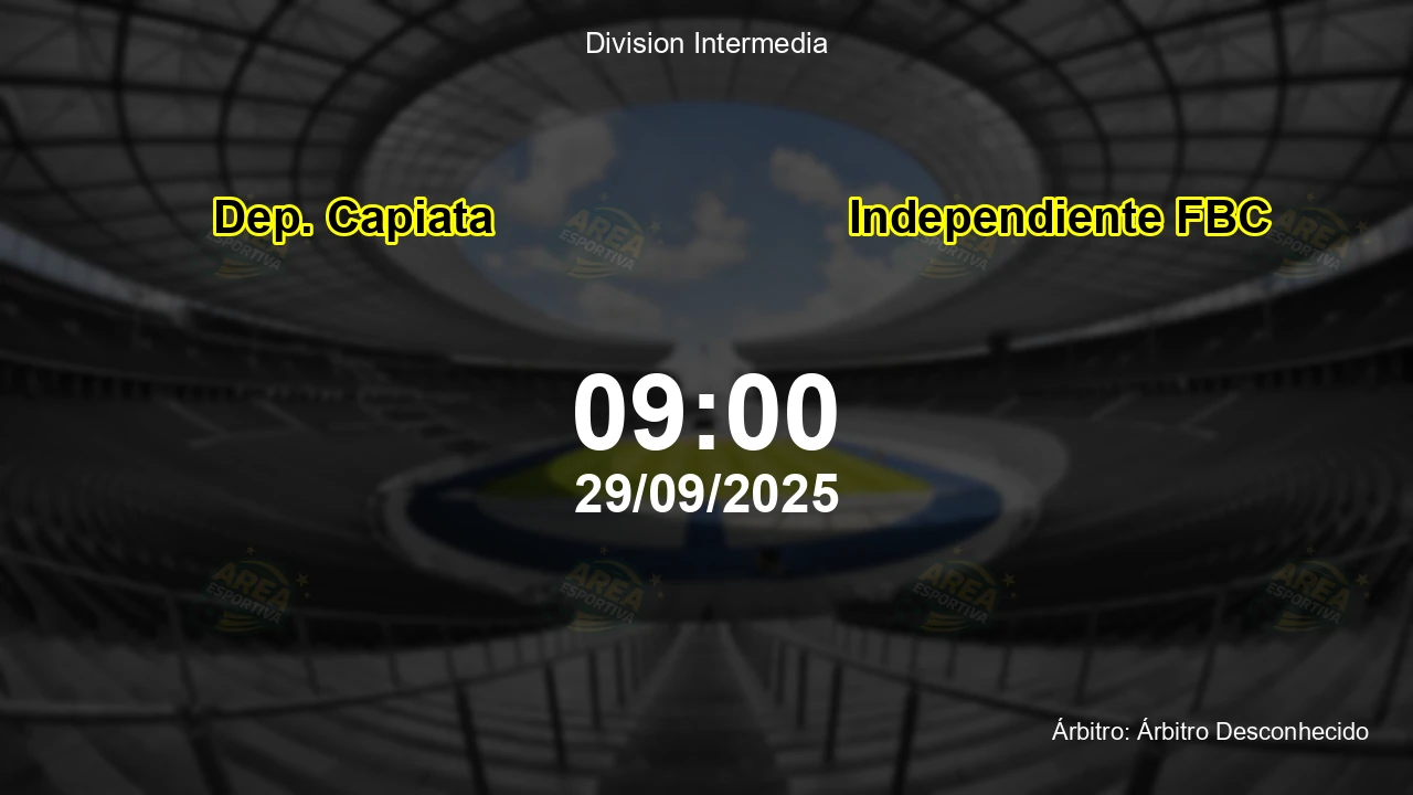 Palpite e análise do jogo Dep. Capiata vs Independiente FBC pela Division Intermedia