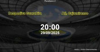 Palpite e análise do jogo Desportiva Guarabira vs Atl. Cajazeirense pela Paraibano 2