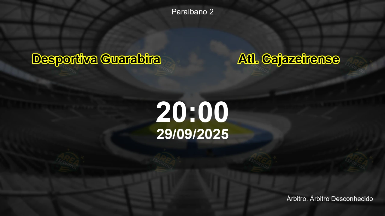 Palpite e análise do jogo Desportiva Guarabira vs Atl. Cajazeirense pela Paraibano 2