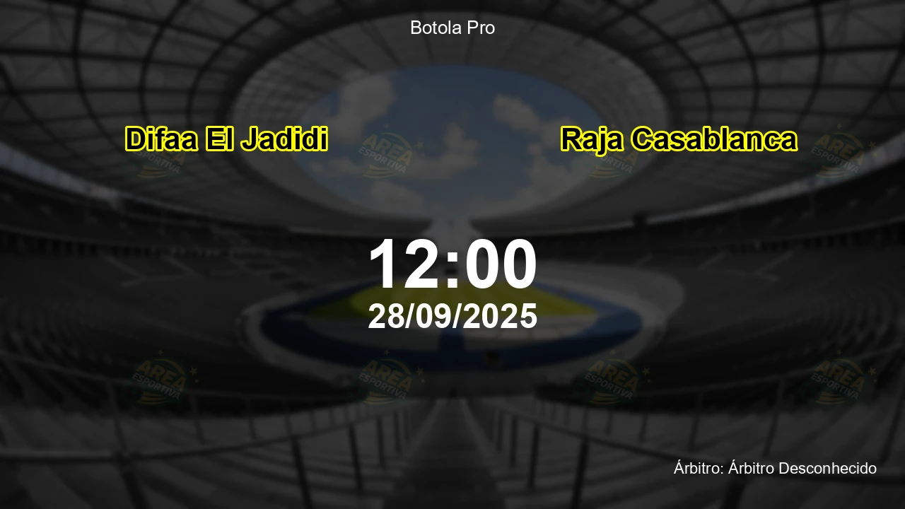 Palpite e análise do jogo Difaa El Jadidi vs Raja Casablanca pela Botola Pro