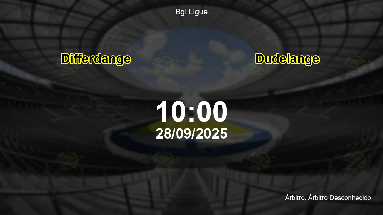 Palpite e análise do jogo Differdange vs Dudelange pela Bgl Ligue