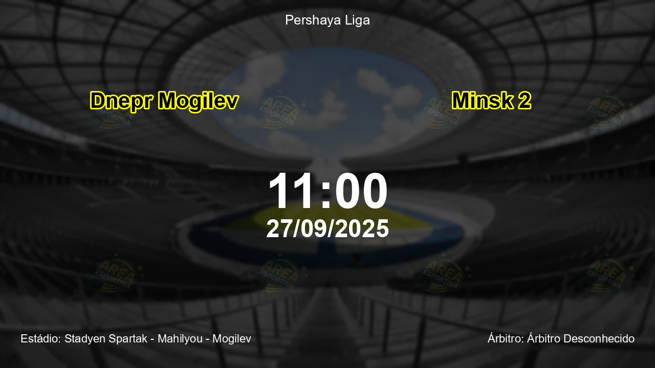 Palpite e análise do jogo Dnepr Mogilev vs Minsk 2 pela Pershaya Liga