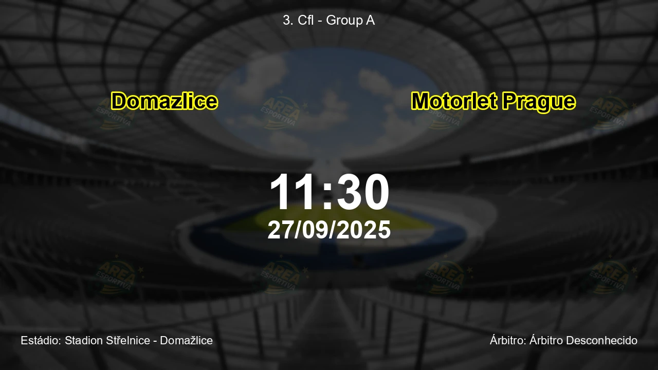 Palpite e análise do jogo Domazlice vs Motorlet Prague pela 3. Cfl - Group A