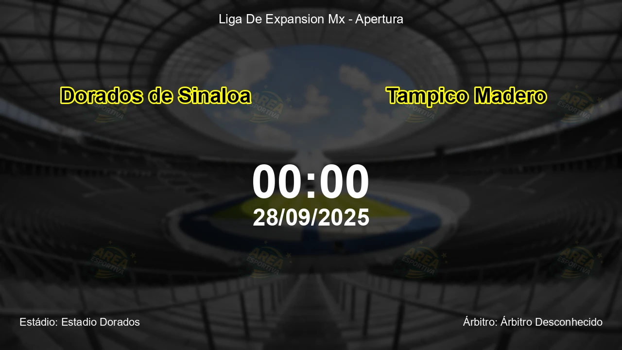 Palpite e análise do jogo Dorados de Sinaloa vs Tampico Madero pela Liga De Expansion Mx - Apertura