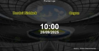 Palpite e análise do jogo Dordoi Bishkek vs Ozgon pela Premier Liga