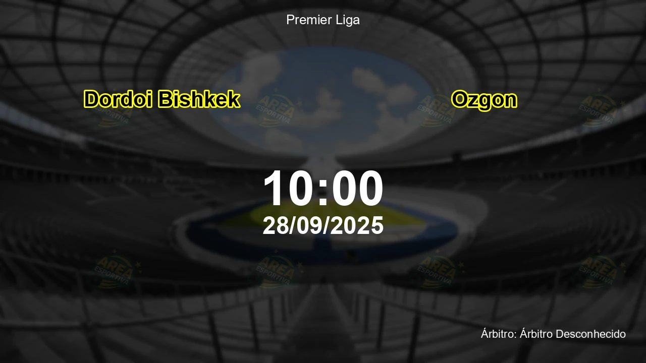 Palpite e análise do jogo Dordoi Bishkek vs Ozgon pela Premier Liga