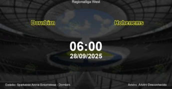 Palpite e análise do jogo Dornbirn vs Hohenems pela Regionalliga West