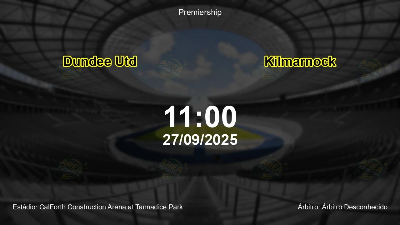 Palpite e análise do jogo Dundee Utd vs Kilmarnock pela Premiership