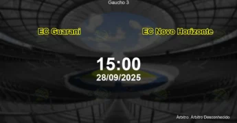 Palpite e análise do jogo EC Guarani vs EC Novo Horizonte pela Gaucho 3