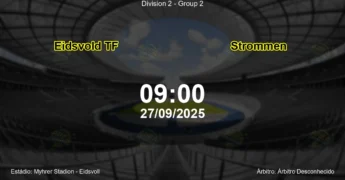 Palpite e análise do jogo Eidsvold TF vs Strommen pela Division 2 - Group 2