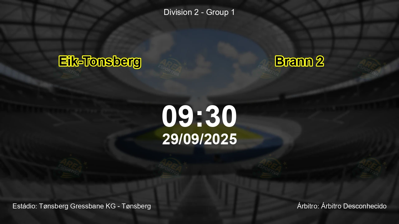 Palpite e análise do jogo Eik-Tonsberg vs Brann 2 pela Division 2 - Group 1