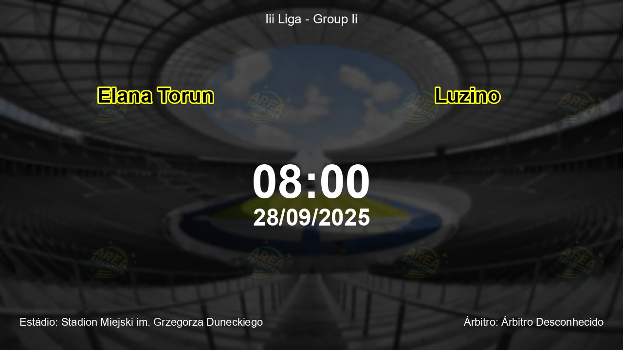 Palpite e análise do jogo Elana Torun vs Luzino pela Iii Liga - Group Ii