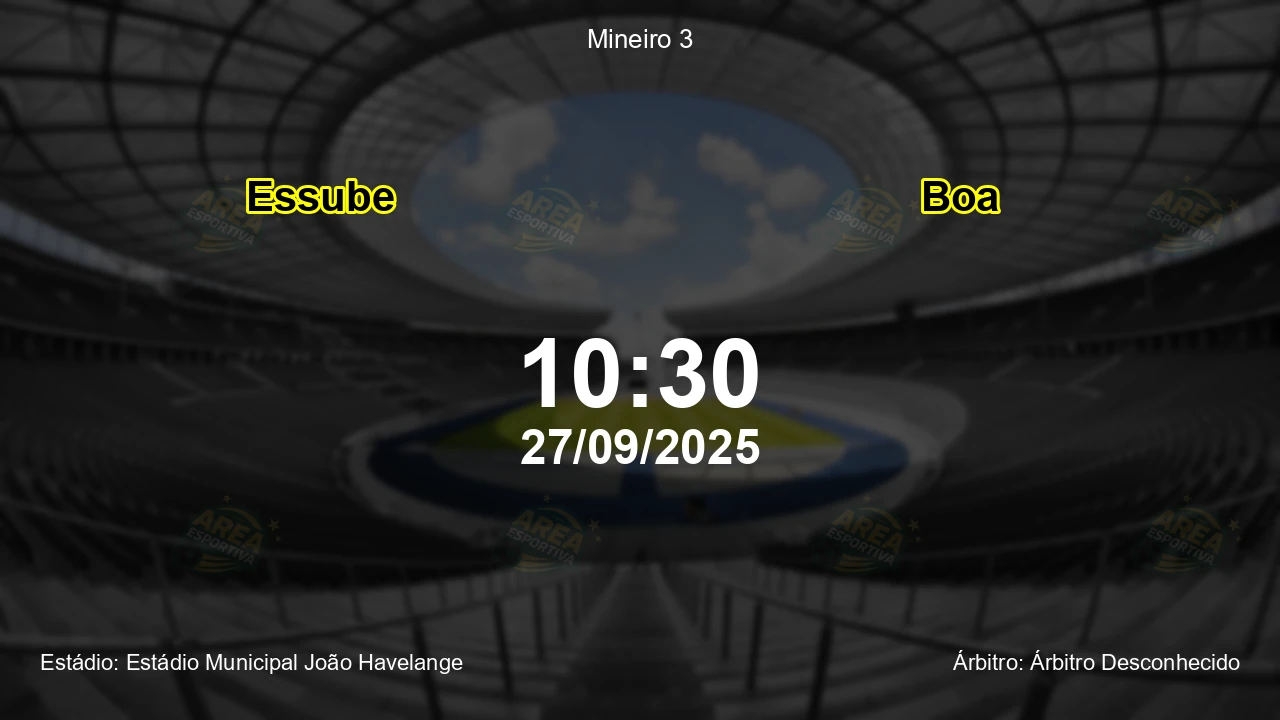 Palpite e análise do jogo Essube vs Boa pela Mineiro 3