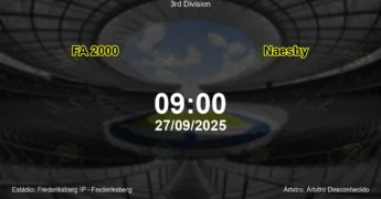 Palpite e análise do jogo FA 2000 vs Naesby pela 3rd Division
