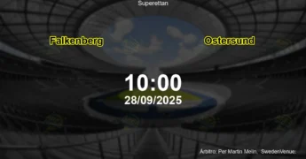 Palpite e análise do jogo Falkenberg vs Ostersund pela Superettan