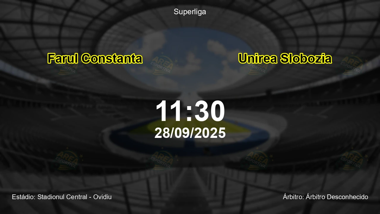 Palpite e análise do jogo Farul Constanta vs Unirea Slobozia pela Superliga