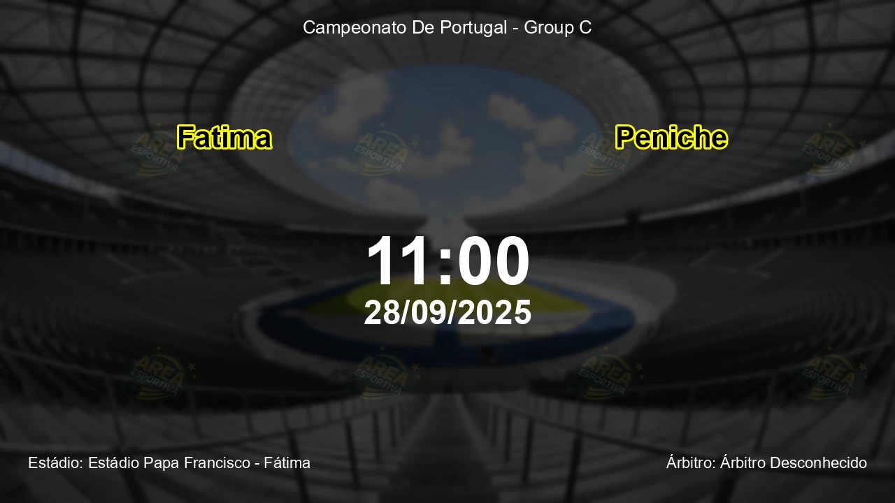 Palpite e análise do jogo Fatima vs Peniche pela Campeonato De Portugal - Group C