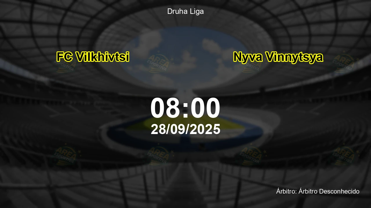 Palpite e análise do jogo FC Vilkhivtsi vs Nyva Vinnytsya pela Druha Liga