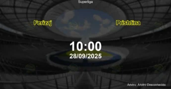 Palpite e análise do jogo Ferizaj vs Prishtina pela Superliga