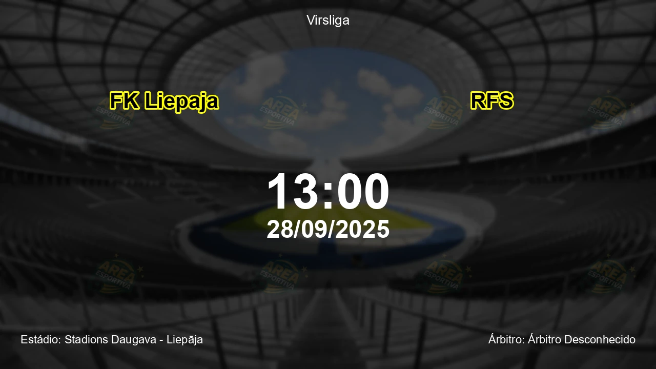 Palpite e análise do jogo FK Liepaja vs RFS pela Virsliga