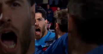 Jogadores do Flamengo comemorando vitória em disputa de pênaltis na Libertadores - Crédito: libertadoresbr / Instagram