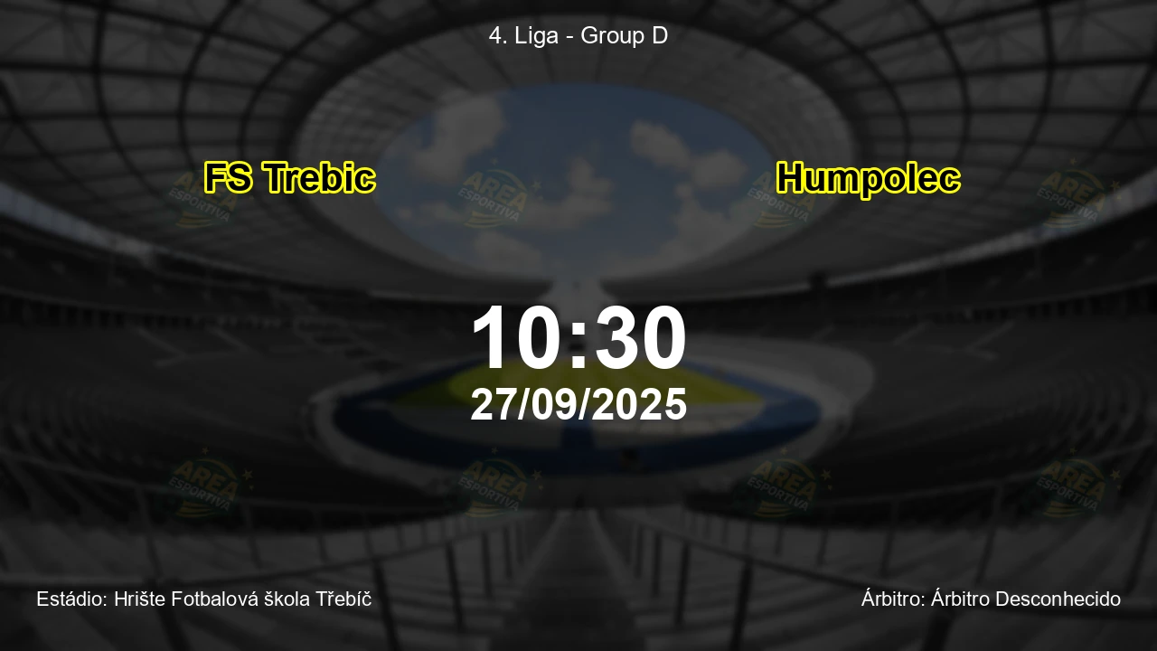 Palpite e análise do jogo FS Trebic vs Humpolec pela 4. Liga - Group D