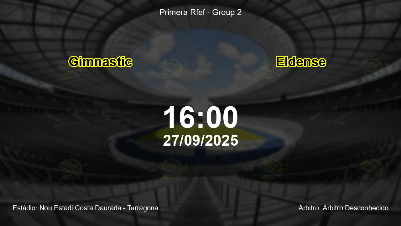 Palpite e análise do jogo Gimnastic vs Eldense pela Primera Rfef - Group 2