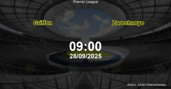 Palpite e análise do jogo Griffon vs Zarechnoye pela Premier League