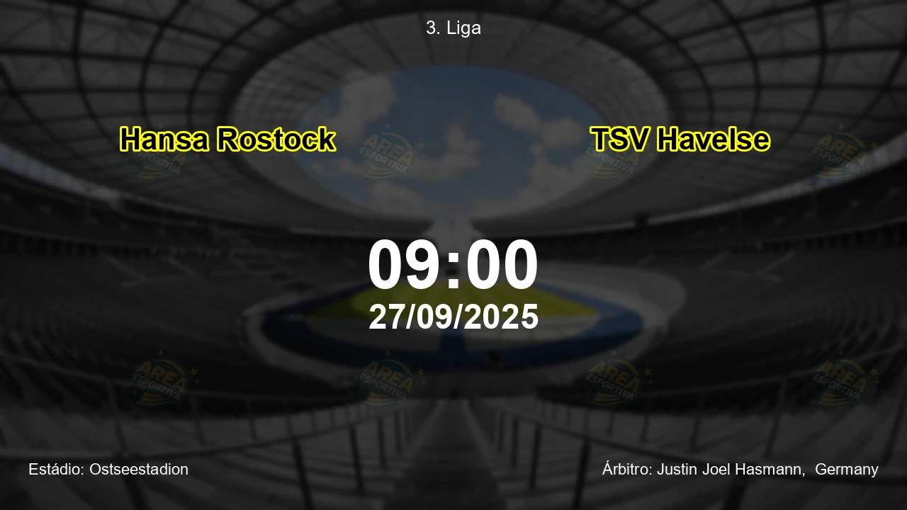 Palpite e análise do jogo Hansa Rostock vs TSV Havelse pela 3. Liga