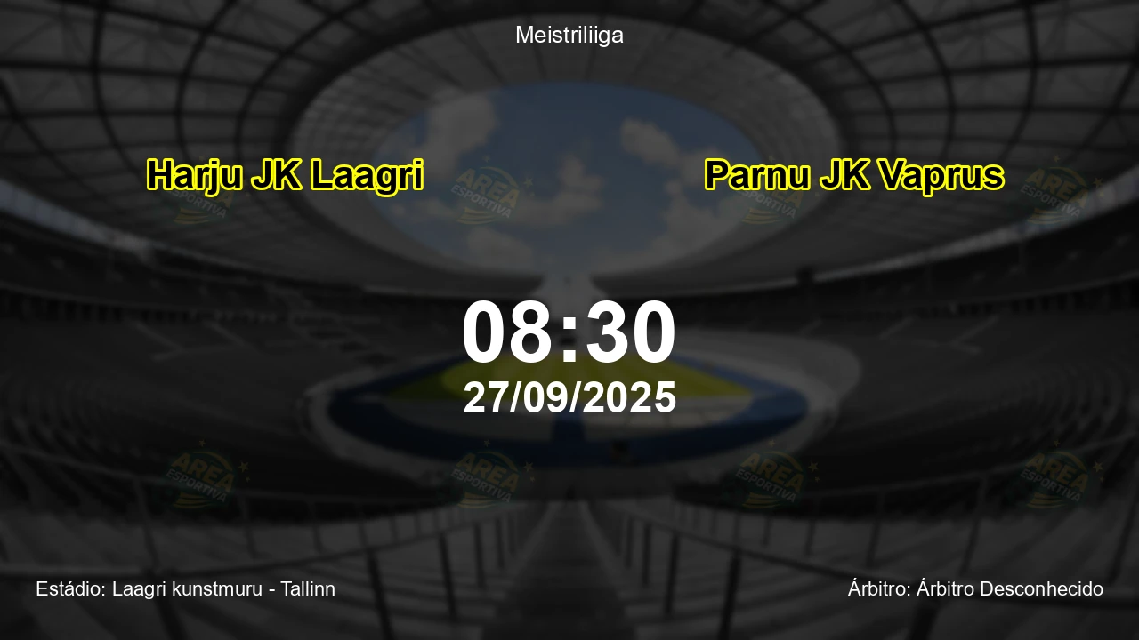 Palpite e análise do jogo Harju JK Laagri vs Parnu JK Vaprus pela Meistriliiga