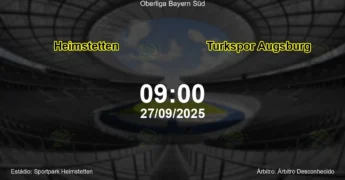 Palpite e análise do jogo Heimstetten vs Turkspor Augsburg pela Oberliga Bayern Süd