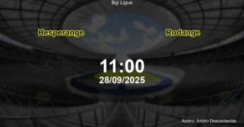 Palpite e análise do jogo Hesperange vs Rodange pela Bgl Ligue