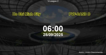 Palpite e análise do jogo Ho Chi Minh City vs PVF-CAND B pela V.League 2