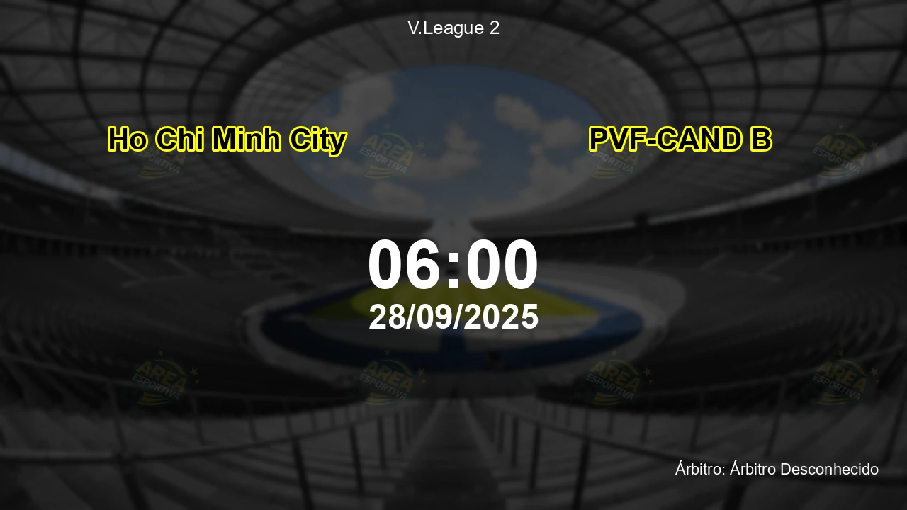 Palpite e análise do jogo Ho Chi Minh City vs PVF-CAND B pela V.League 2
