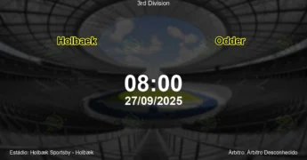 Palpite e análise do jogo Holbaek vs Odder pela 3rd Division