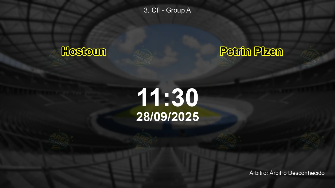 Palpite e análise do jogo Hostoun vs Petrin Plzen pela 3. Cfl - Group A