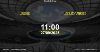 Palpite e análise do jogo Huntly vs Buckie Thistle pela Scottish Cup