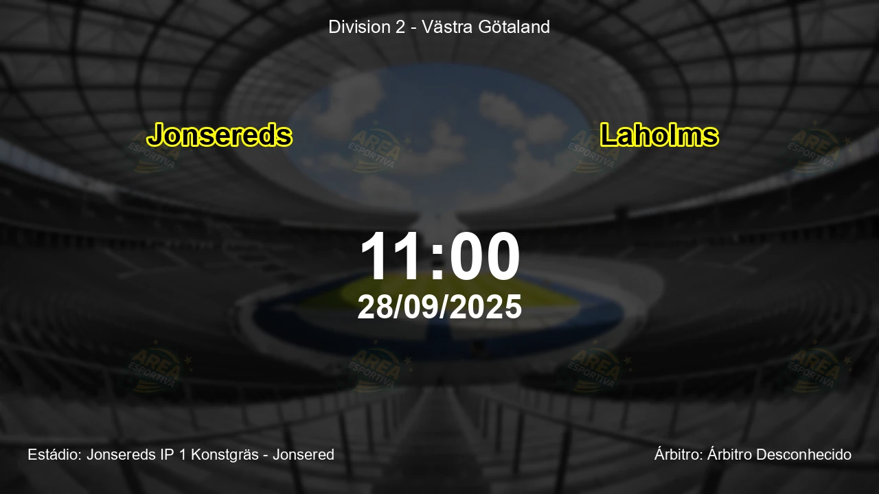 Palpite e análise do jogo Jonsereds vs Laholms pela Division 2 - Västra Götaland