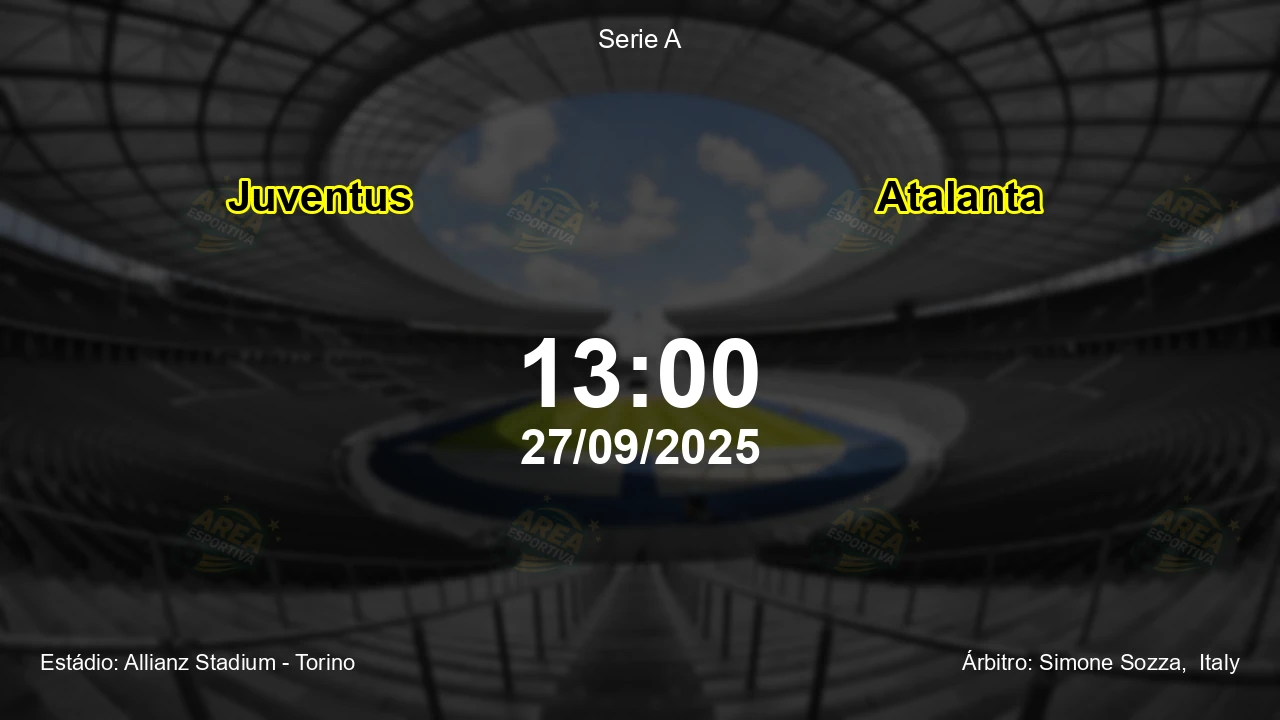 Palpite e análise do jogo Juventus vs Atalanta pela Serie A