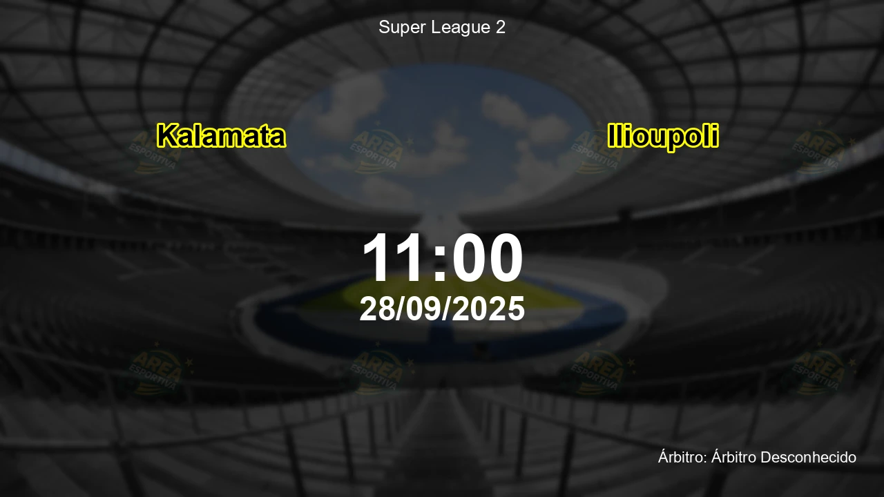Palpite e análise do jogo Kalamata vs Ilioupoli pela Super League 2