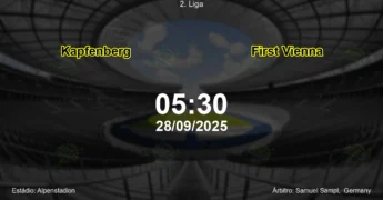 Palpite e análise do jogo Kapfenberg vs First Vienna pela 2. Liga