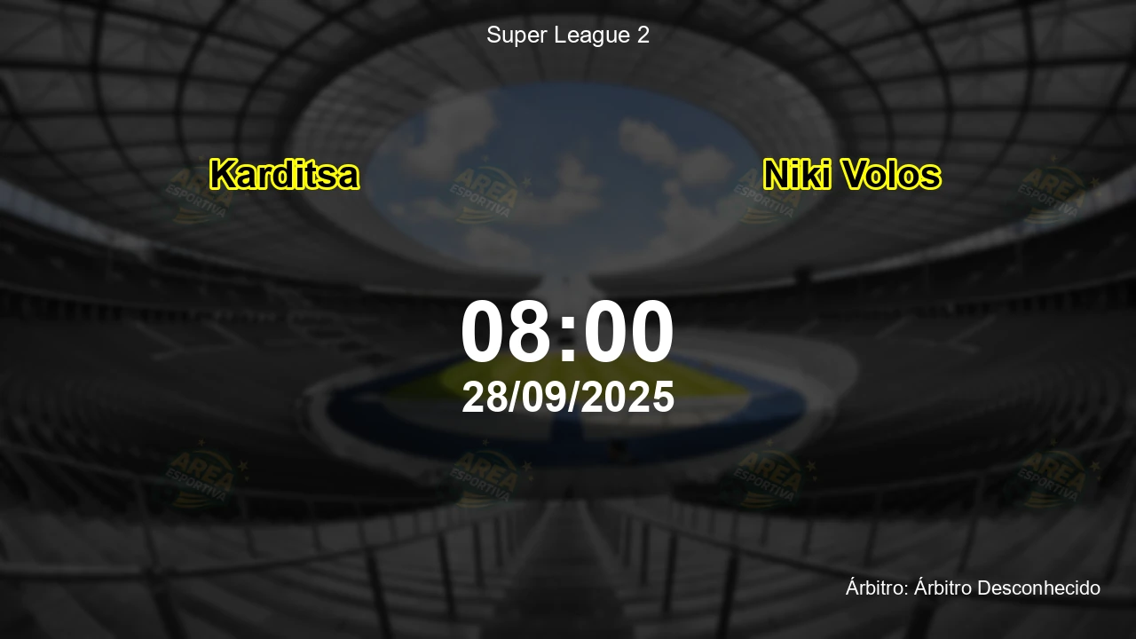 Palpite e análise do jogo Karditsa vs Niki Volos pela Super League 2