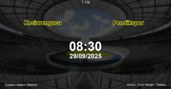 Palpite e análise do jogo Keciorengucu vs Pendikspor pela 1. Lig