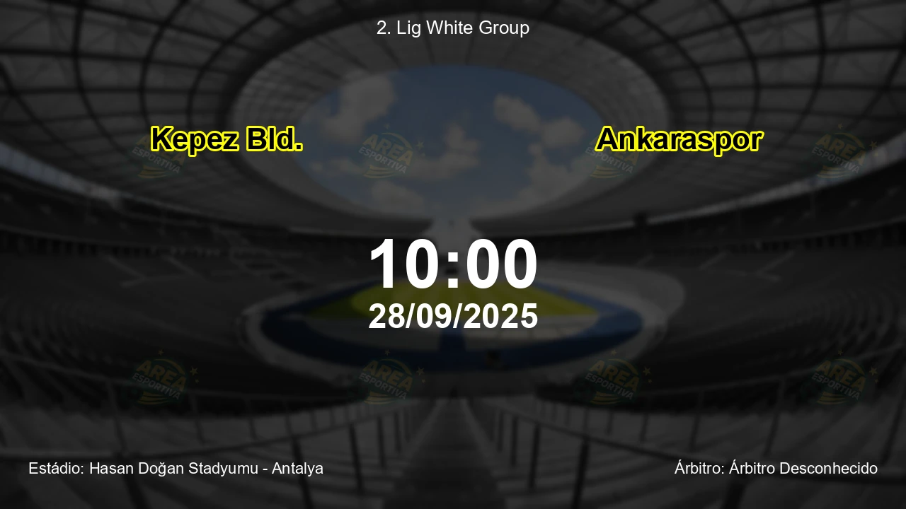 Palpite e análise do jogo Kepez Bld. vs Ankaraspor pela 2. Lig White Group