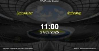 Palpite e análise do jogo Lancaster vs Guiseley pela NPL Premier Division