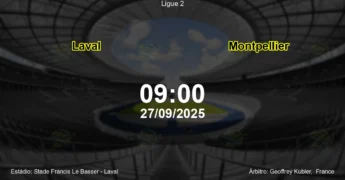 Palpite e análise do jogo Laval vs Montpellier pela Ligue 2