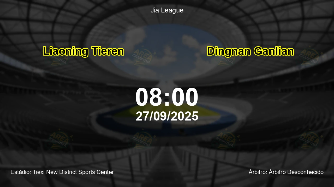 Palpite e análise do jogo Liaoning Tieren vs Dingnan Ganlian pela Jia League