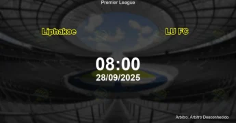 Palpite e análise do jogo Liphakoe vs LU FC pela Premier League
