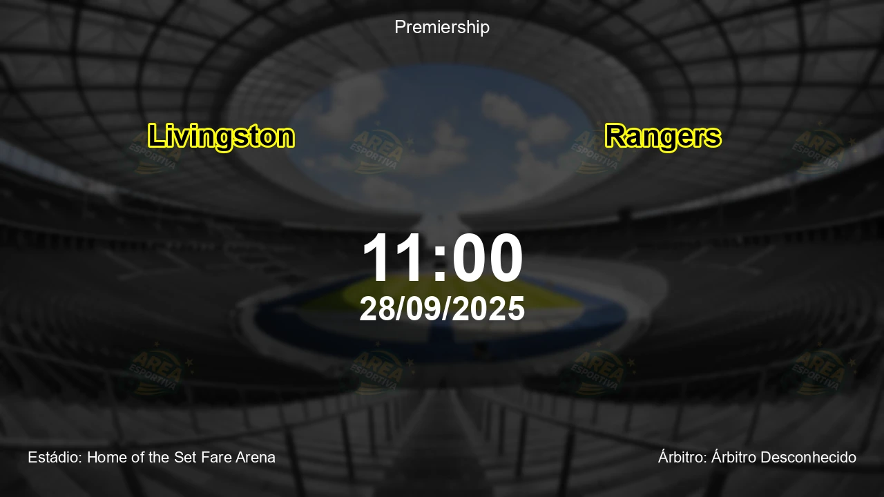 Palpite e análise do jogo Livingston vs Rangers pela Premiership